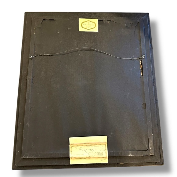 Framed Portrait of Thomas Jefferson with Gold and Red Accents - Picture 2 of 4